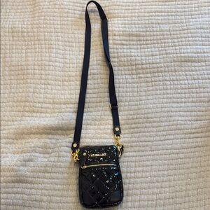 MZ Wallace Patent Leather Messenger Bag (Crossbody Bag)
